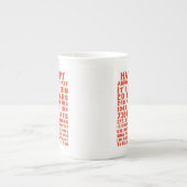 Gelukkig 20e Jubileum voor jullie twee Porselein Kop (Voorkant)