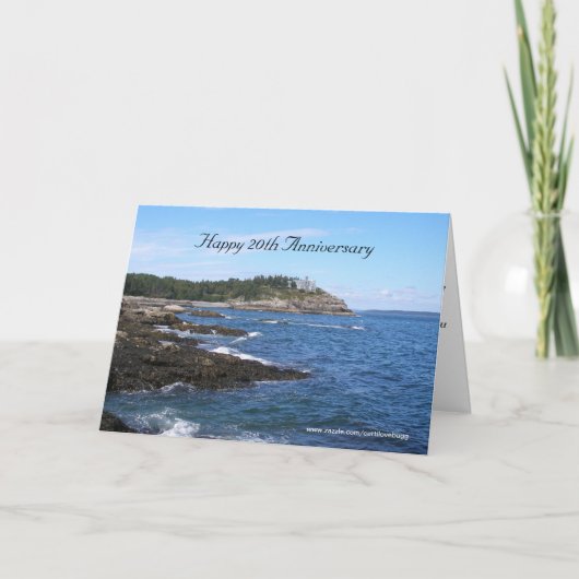 Gelukkig 20ste Jubileum Kaart (Voorkant)