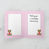 Gelukkig 20ste Personaliseerbare Jubileum, Kaart (Binnen)