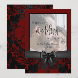Gelukkig 25-jarig huwelijksjubileum traditionele f kaart