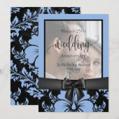 Gelukkig 25-jarig huwelijksjubileum traditionele f kaart (Voorkant / Achterkant)