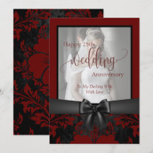 Gelukkig 25-jarig huwelijksjubileum traditionele f
