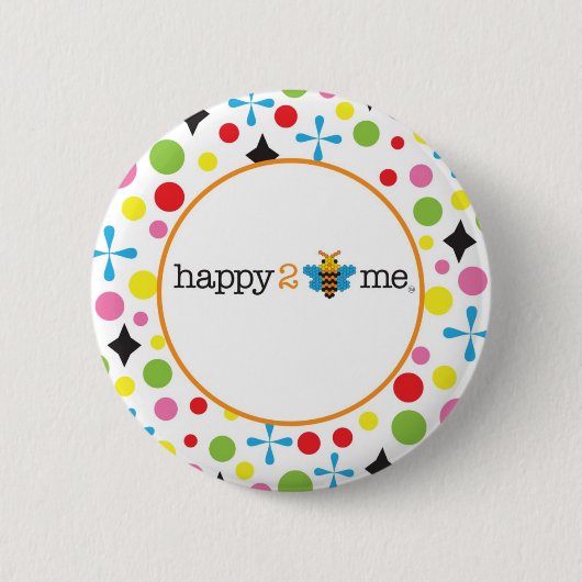 Gelukkig 2 ben ik ronde button 5,7 cm (Voorkant)