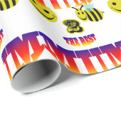 gelukkig 2 zijn de beste moeder cadeaupapier (Rol Hoek)