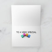 GELUKKIG ***2e*** VERJAARDAG Kaart (Binnen)