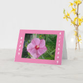 GELUKKIG **40E VERJAARDAG KAART (Gele Bloem)