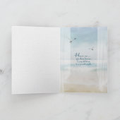 Gelukkig 44-jarig jubileum open strand raam kaart (Binnen)