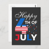Gelukkig 4 juli-97958 briefkaart (Voorkant / Achterkant)
