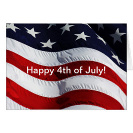 Gelukkig 4 juli! Amerikaanse vlag 