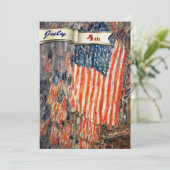 Gelukkig 4 juli. Fine Art Custom Flat Kaart (Staand voorkant)