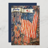 Gelukkig 4 juli. Fine Art Custom Flat Kaart (Voorkant / Achterkant)