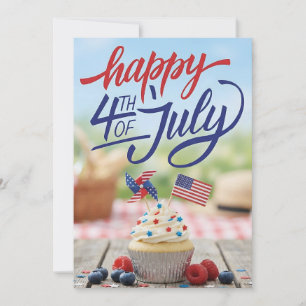 Gelukkig 4 juli Grappige Patriottische VS Viering Feestdagenkaart