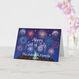 Gelukkig 4 juli in New York Kaart