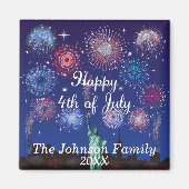 Gelukkig 4 juli in New York Magneet (Voorkant)