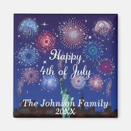 Gelukkig 4 juli in New York Magneet