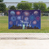 Gelukkig 4 juli in New York Spandoek (Insitu)