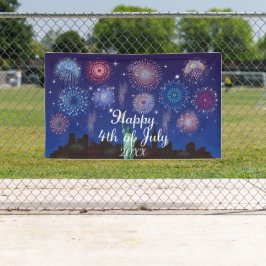 Gelukkig 4 juli in New York Spandoek