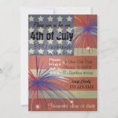 Gelukkig 4 juli |  kaart (Voorkant)