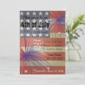 Gelukkig 4 juli |  kaart (Staand voorkant)