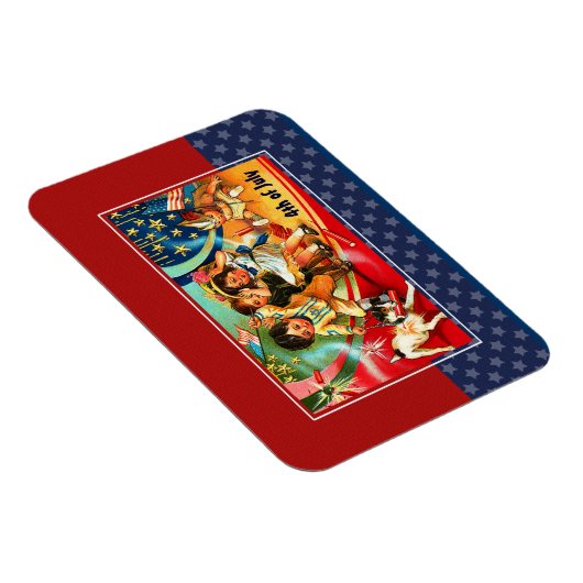 Gelukkig 4 juli.  Kinder Magneet (Rechterzijde)