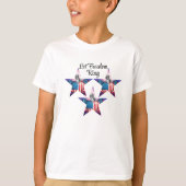 Gelukkig 4 juli "Laat Vrijheid Klinken" T-Shirt (Voorkant)