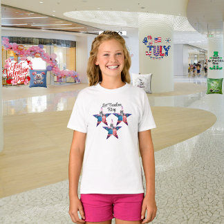 Gelukkig 4 juli "Laat Vrijheid Klinken" T-shirt