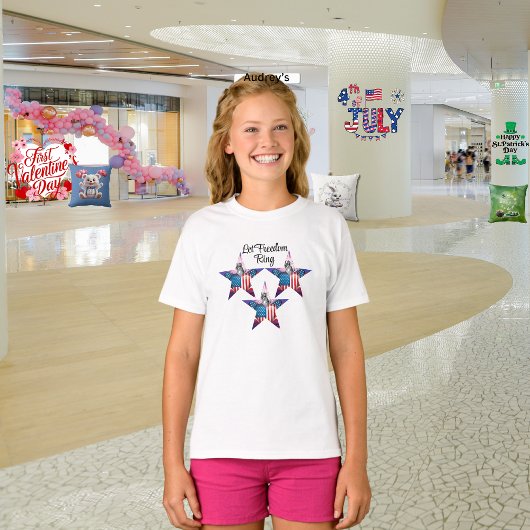 Gelukkig 4 juli "Laat Vrijheid Klinken" T-shirt