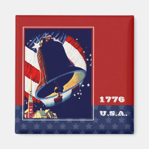 Gelukkig 4 juli. Liberty Bell Magneet