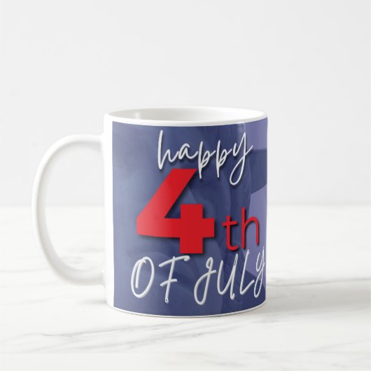 Gelukkig 4 juli mok | Onafhankelijkheidsdag (Links)