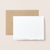 Gelukkig 4 juli. Patriottisch Bedrijf Folie Kaarten (Met envelop)