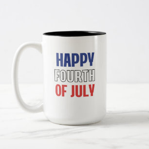 Gelukkig 4 juli patriottische mok