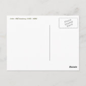 Gelukkig 4 juli. Pin-up Briefkaart (Achterkant)