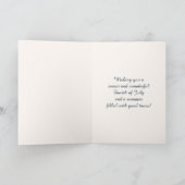 Gelukkig 4 juli. Retro Pin-up Kaart (Binnen)