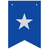 Gelukkig 4 juli Rode Wit Blauwe Viering Vlaggetjes (Eerste vlag)