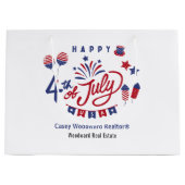 Gelukkig 4 juli USA | Onroerend goed Bedankt Groot Cadeauzakje (Voorkant)