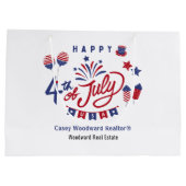 Gelukkig 4 juli USA | Onroerend goed Bedankt Groot Cadeauzakje (Achterkant)