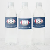 Gelukkig 4 juli voetbal waterfles etiket (Flessen)