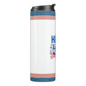 Gelukkig 4 juli Vuurwerk USA-63261 Thermosbeker (Gedraaid links)