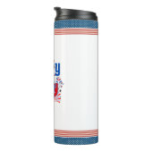 Gelukkig 4 juli Vuurwerk USA-63261 Thermosbeker (Geroteerd rechts)