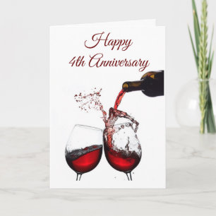 ***GELUKKIG 4e JUBILEUM*** AAN DE LIEFDE VAN MIJN  Kaart