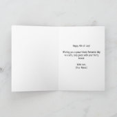 Gelukkig 4th Juli shih tzu niet hond USA vlag Groe Kaart (Binnen)