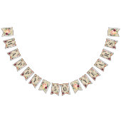 Gelukkig 50 jaar rustiek roze Herfst bloemig Jubil Vlaggetjes (Alle)