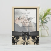 Gelukkig 50-jarig huwelijksjubileum traditionele f kaart (Staand voorkant)