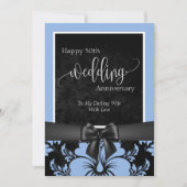 Gelukkig 50-jarig huwelijksjubileum traditionele f kaart (Voorkant)