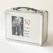 Gelukkig 50-jarig jubileum voeg naam koppel datum (Achterkant)