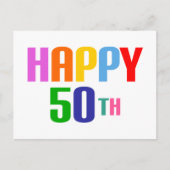 Gelukkig 50e briefkaart (Voorkant)