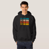 Gelukkig 52ste Verjaardagsfeest 52 Jaar Oud Geweld Hoodie (Voorkant volledig)