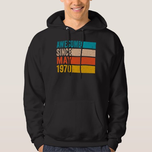 Gelukkig 52ste Verjaardagsfeest 52 Jaar Oud Geweld Hoodie (Voorkant)