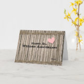 Gelukkig 5-jarig huwelijksjubileum kaart (Gele Bloem)