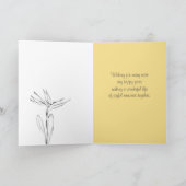 Gelukkig 9e bruiloft Jubileum Bird of Paradise Kaart (Binnen)